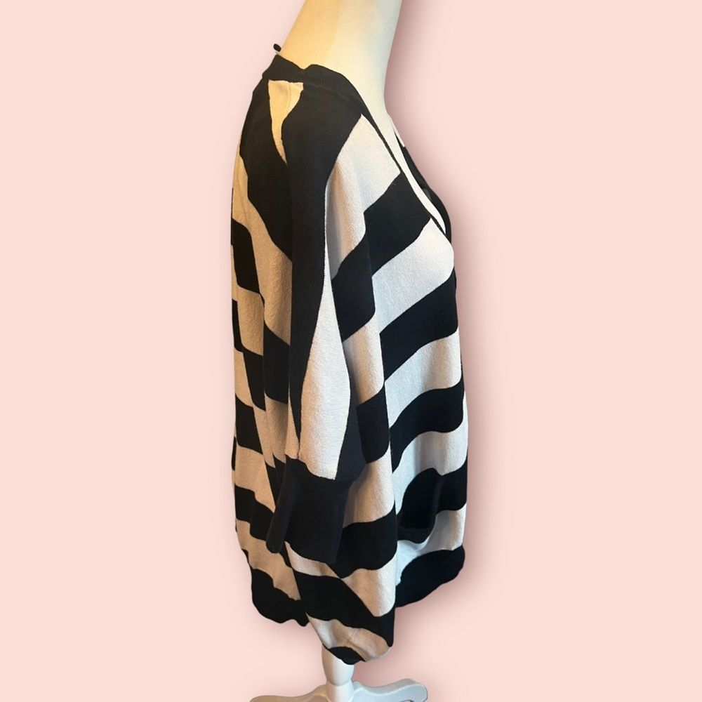 MICHAEL Michael Kors 🥳 5/$15 🥳 Striped Button Up Chunky Sweater Cardi - Picture 4 of 6